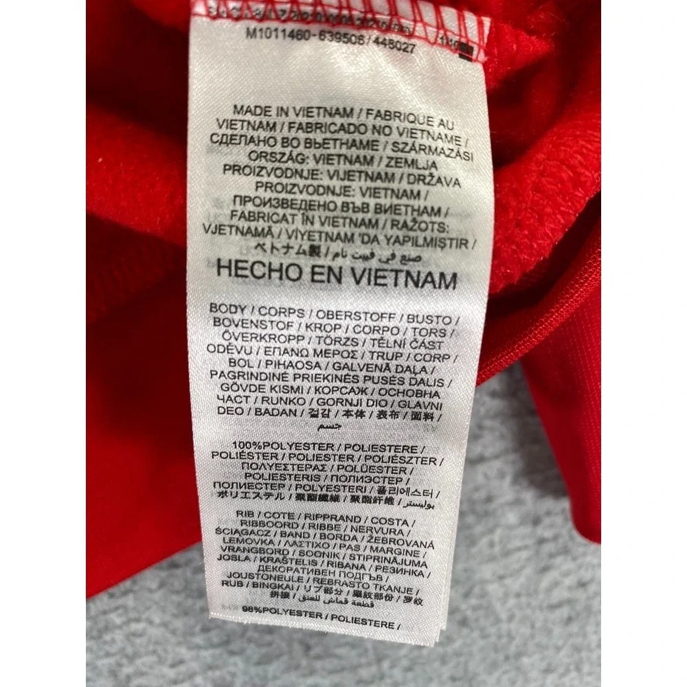 Nike Kansas City Chiefs Hoodie Mens XL Red Therma Fit Fleece Full Zip Sweatshirt